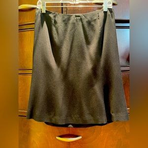 Gucci Black Silk A-line Skirt Sz 40 Vintage
